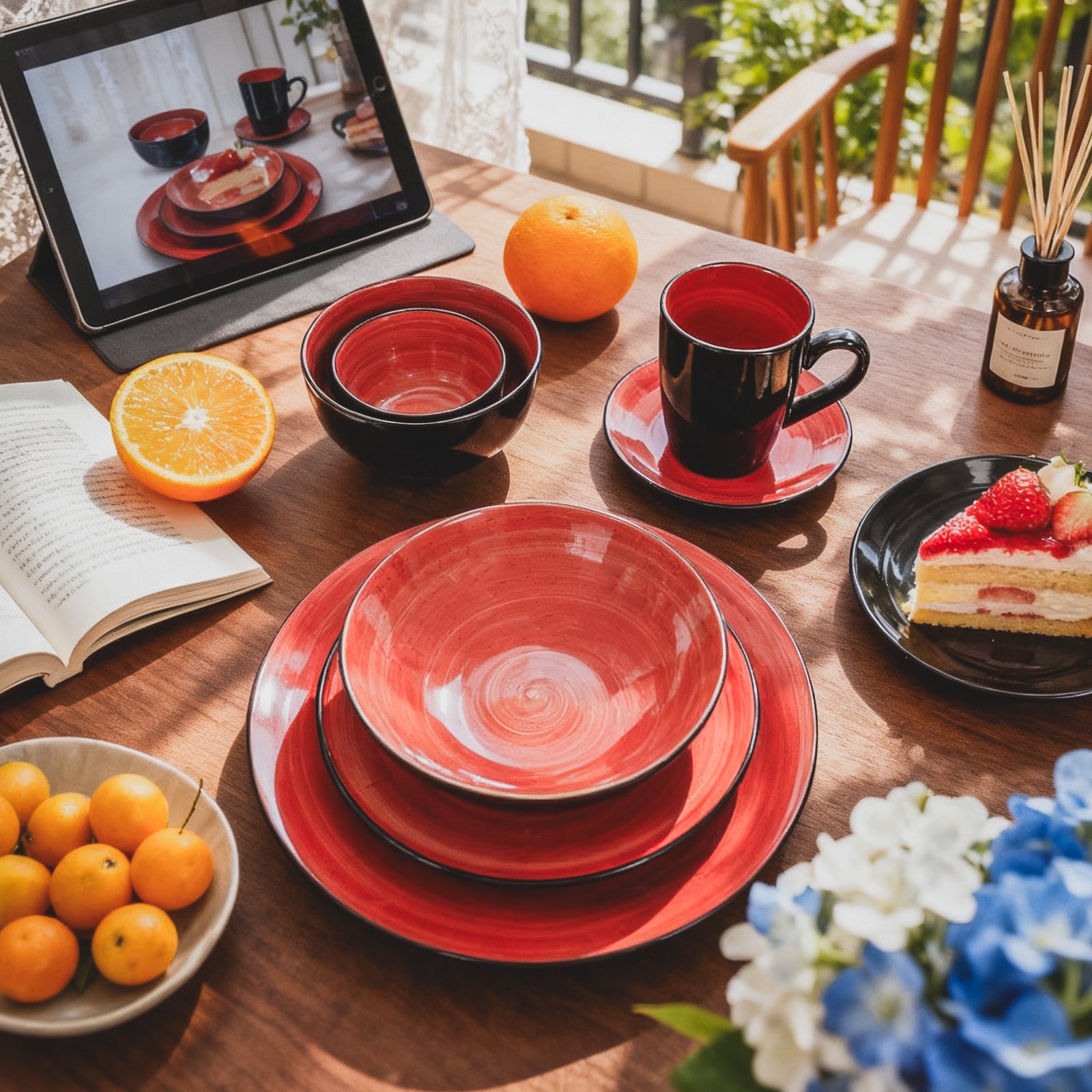 Sonoma Hand-painted Stoneware Dinnerware Set