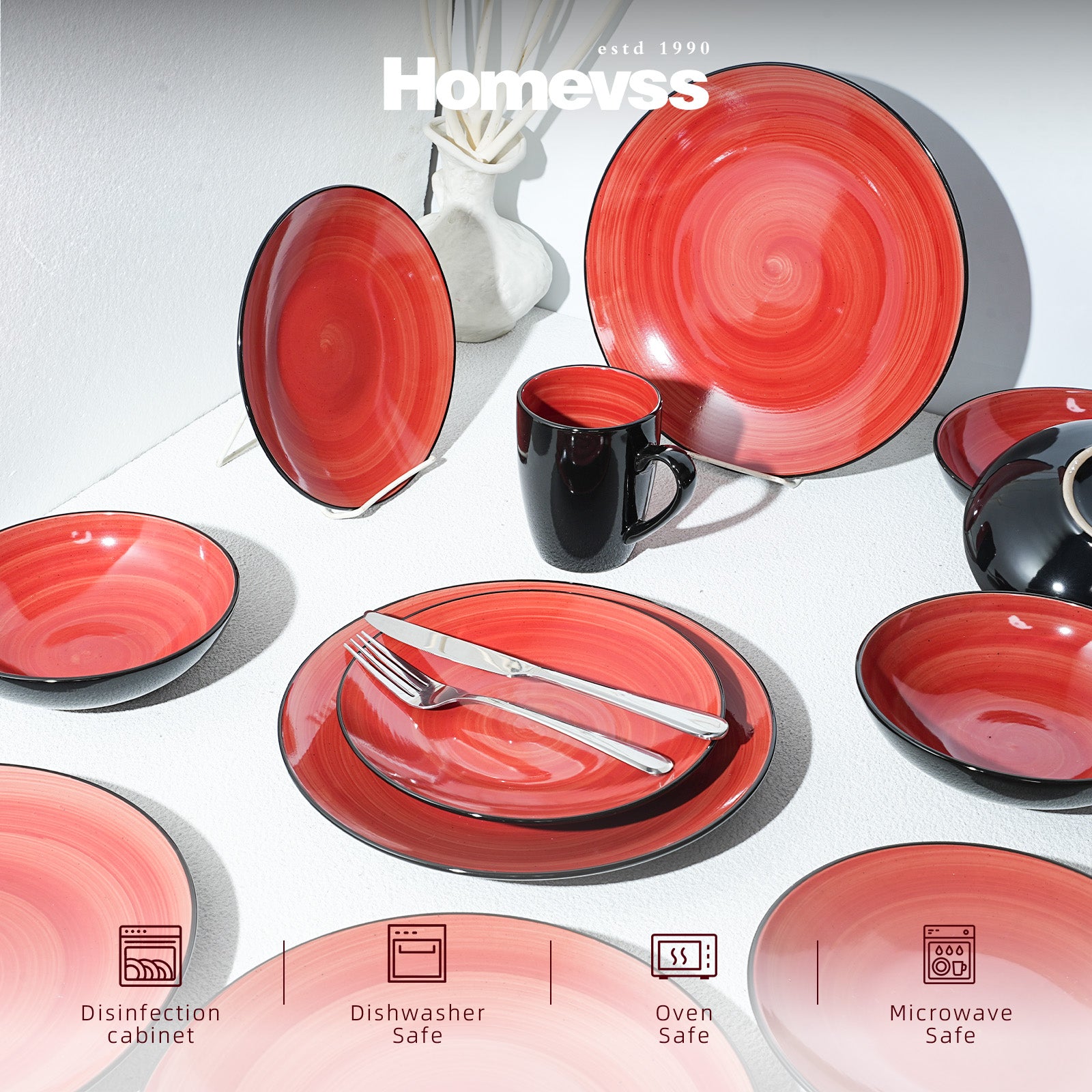 Sonoma Hand-painted Stoneware Dinnerware Set