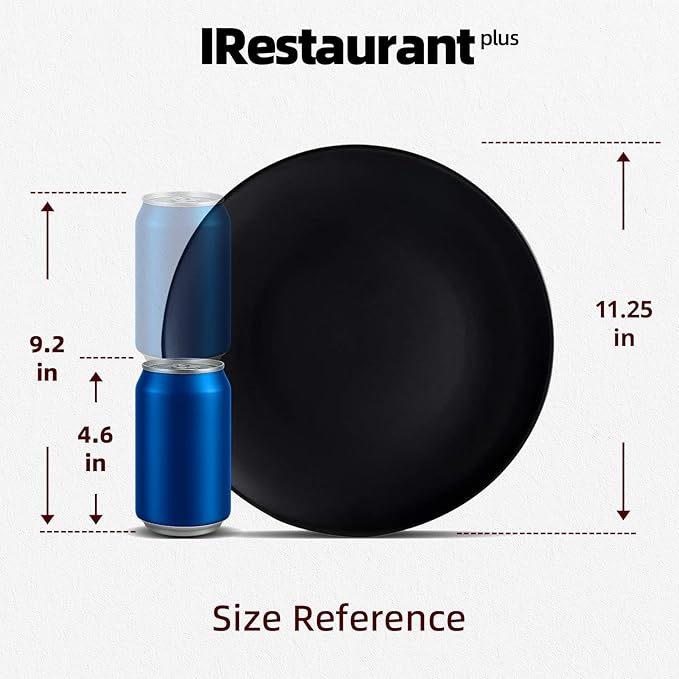 Commercial-Grade Stoneware Coupe Plates