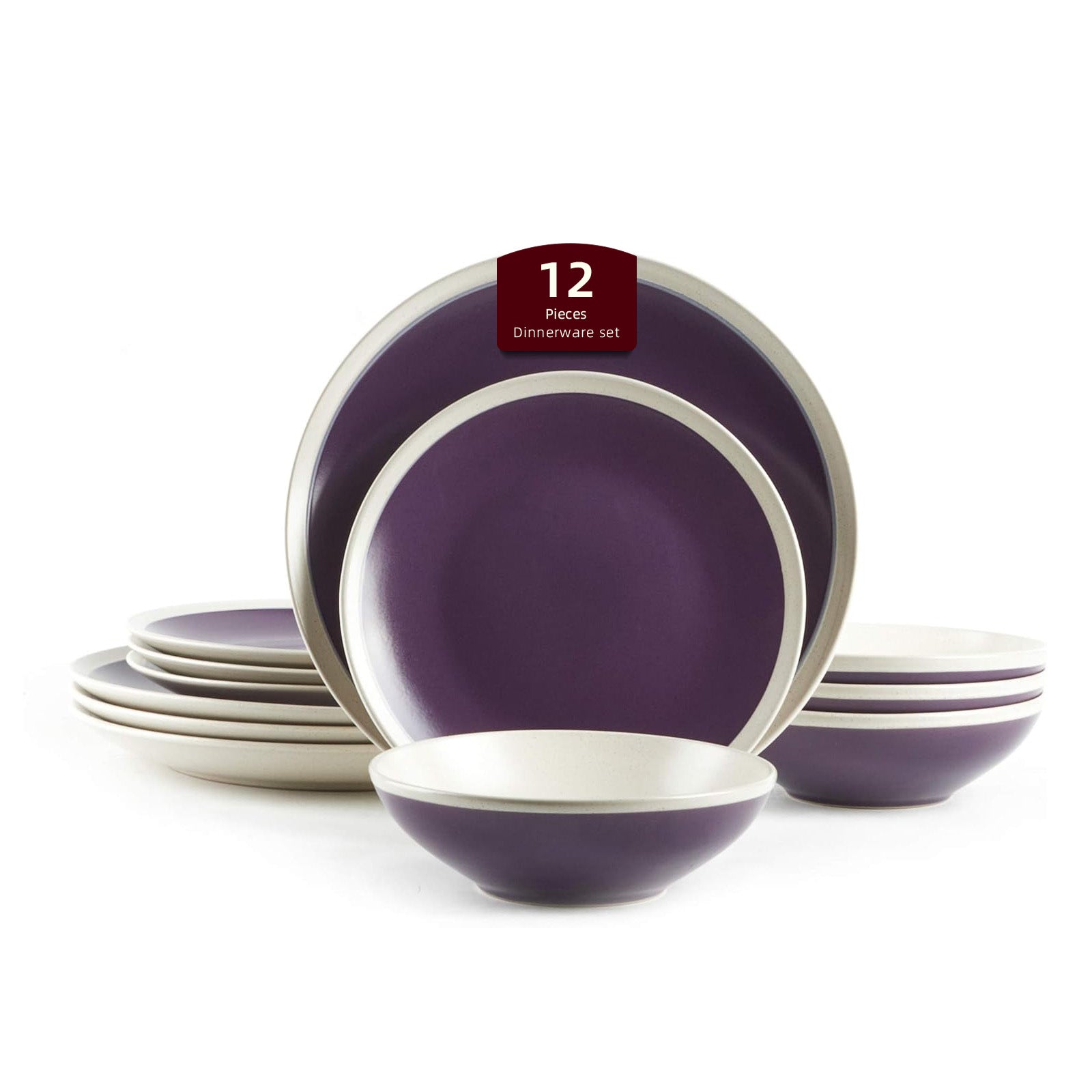 🎃Halloween-Ready🎃 Rock Ridge Speckled Stoneware Dinnerware Set
