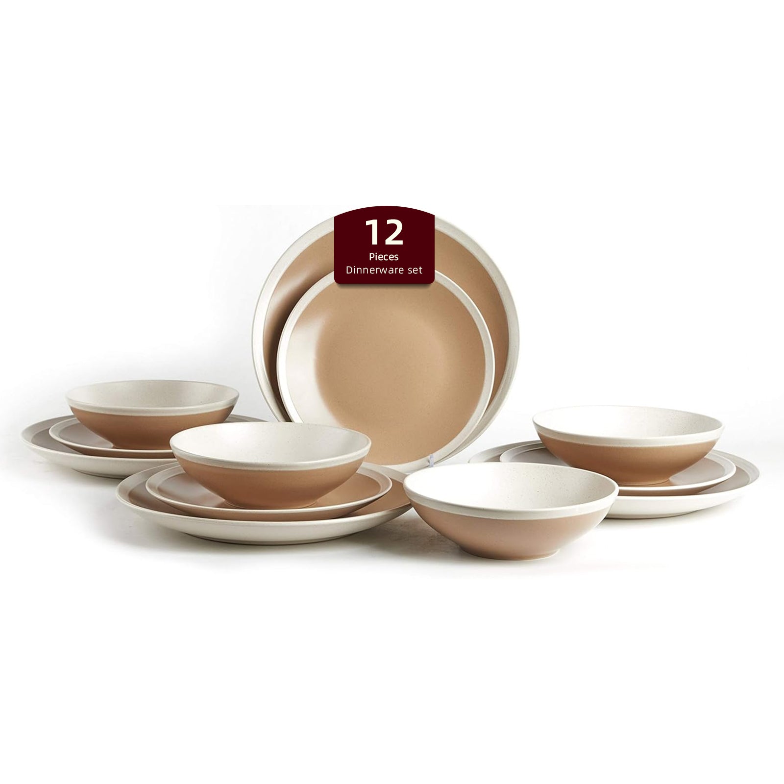 Rock Ridge Speckled Stoneware Dinnerware Set