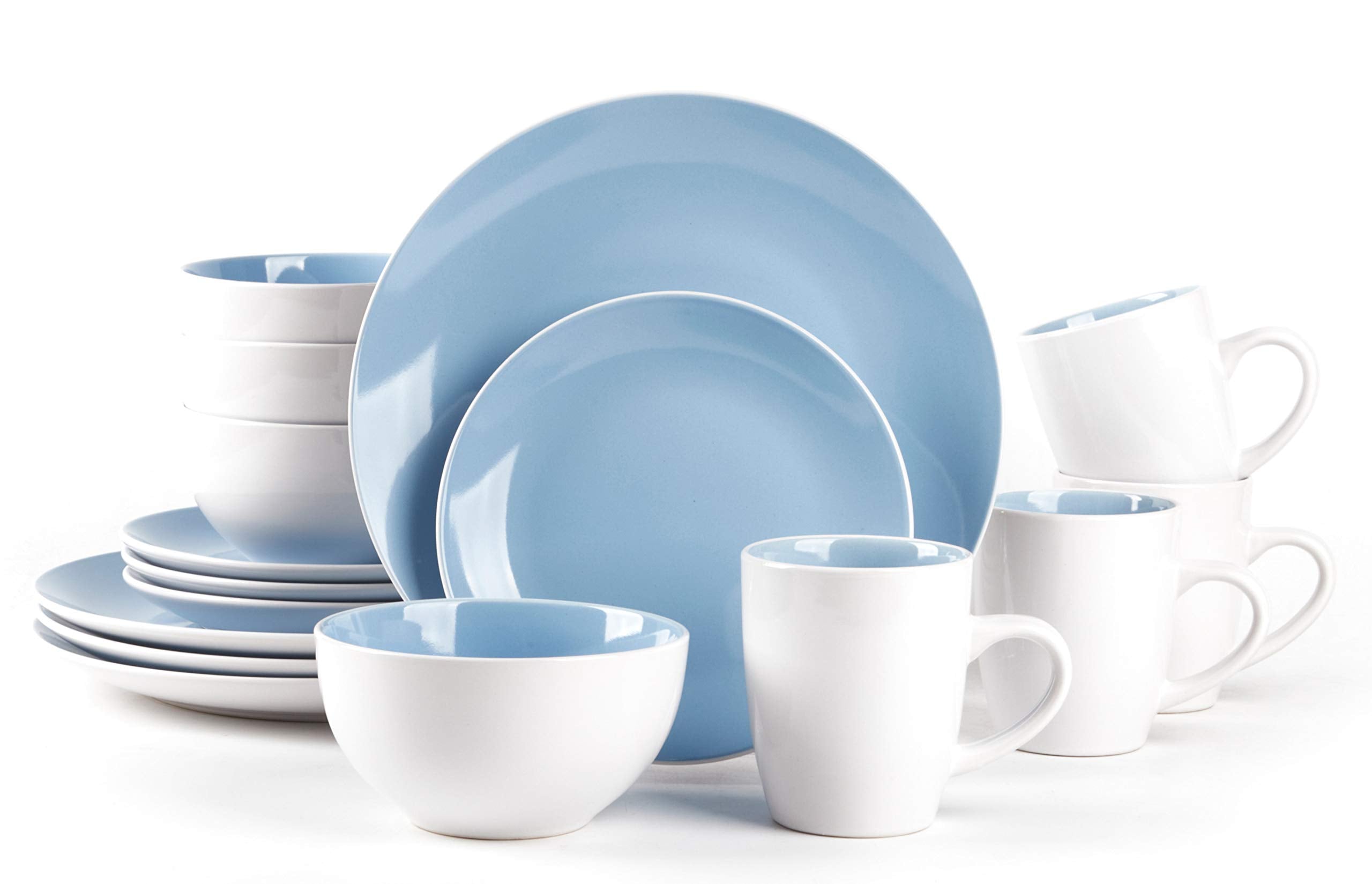 Stoneware Coupe Shape Dinnerware Set
