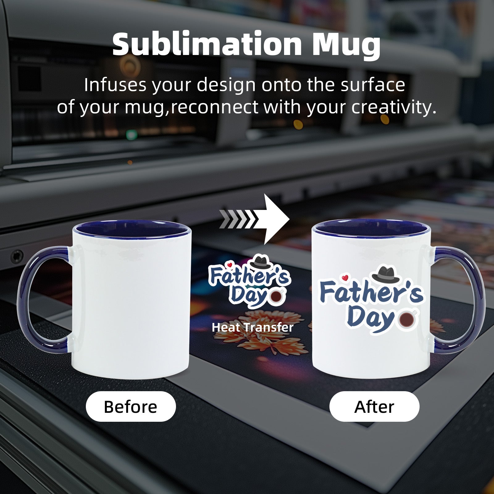 11oz Stoneware Sublimation Mug Blanks