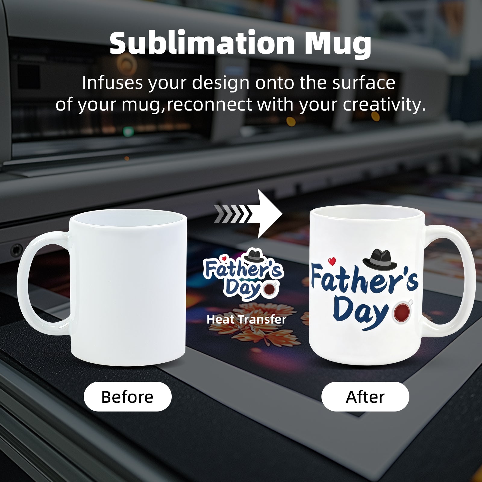 11oz Stoneware Sublimation Mug Blanks
