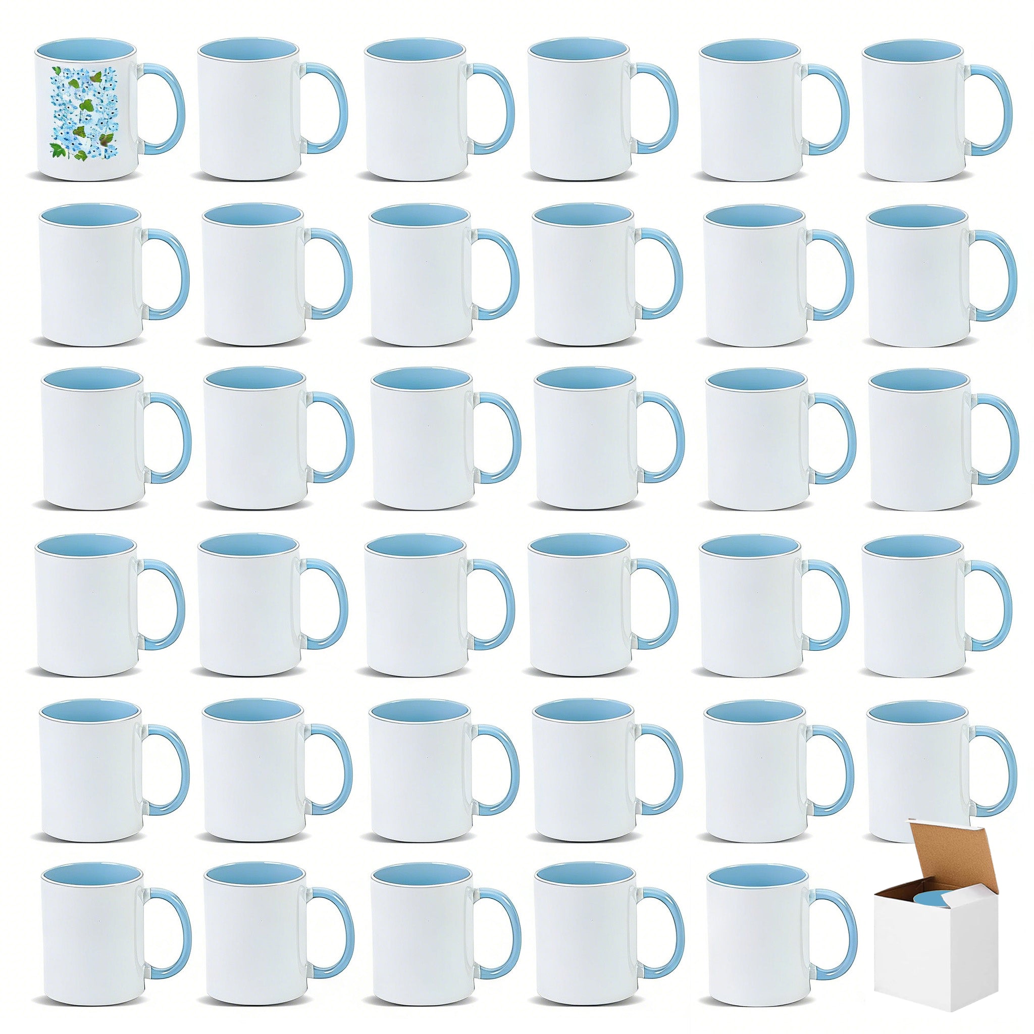 11oz Stoneware Sublimation Mug Blanks, in white gift box