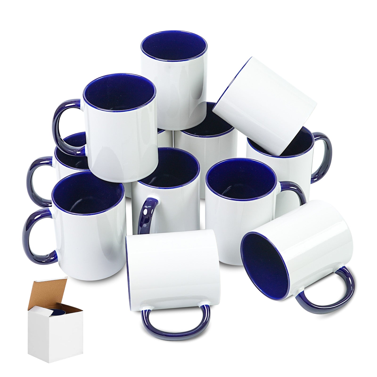 11oz Stoneware Sublimation Mug Blanks, in white gift box