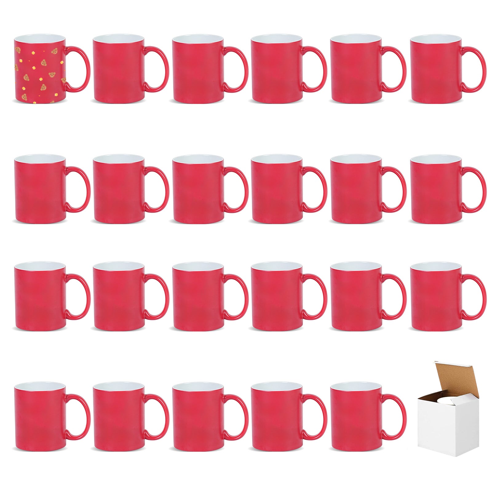 11oz Color Changing Sublimation Mug Blanks, in white gift box