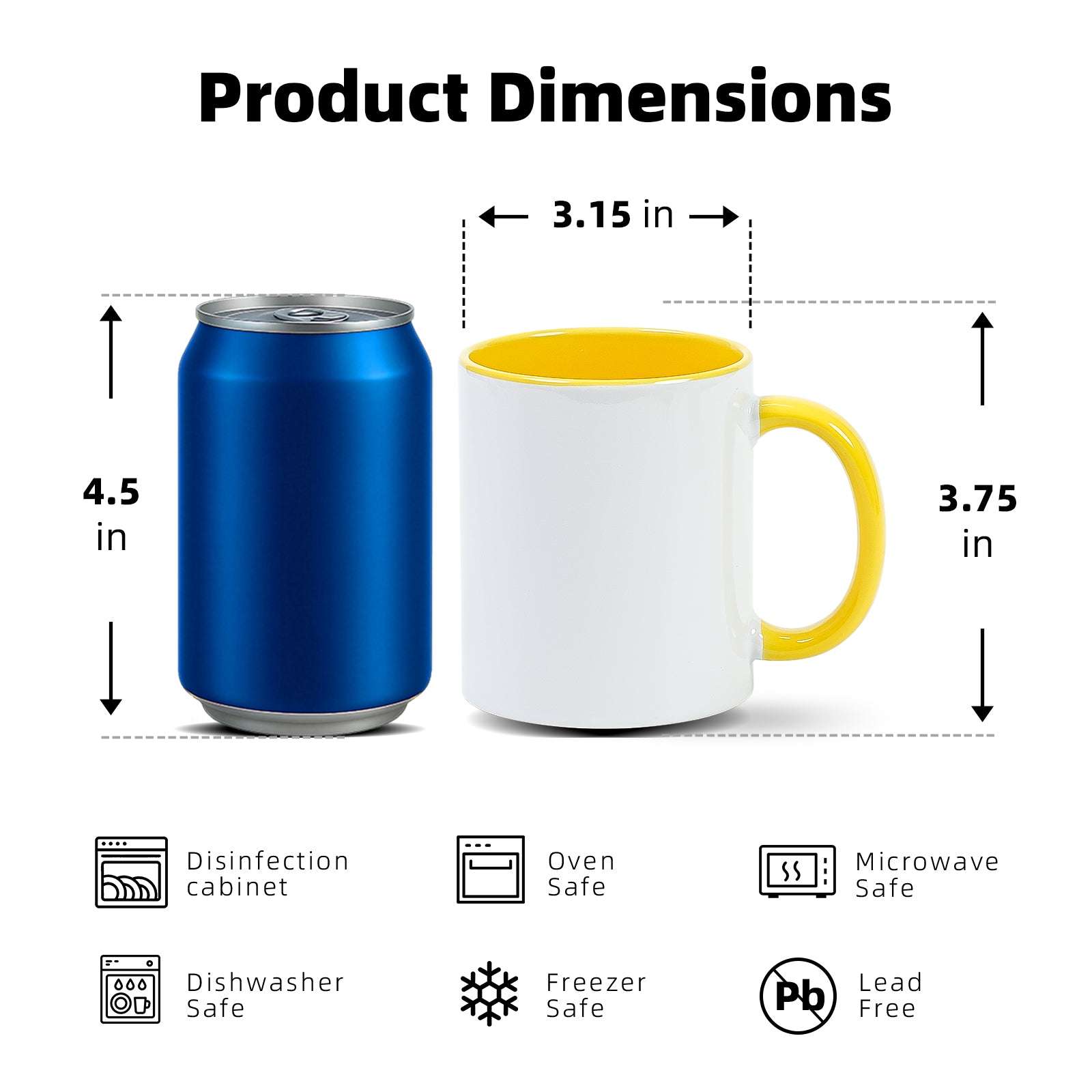 11oz Stoneware Sublimation Mug Blanks