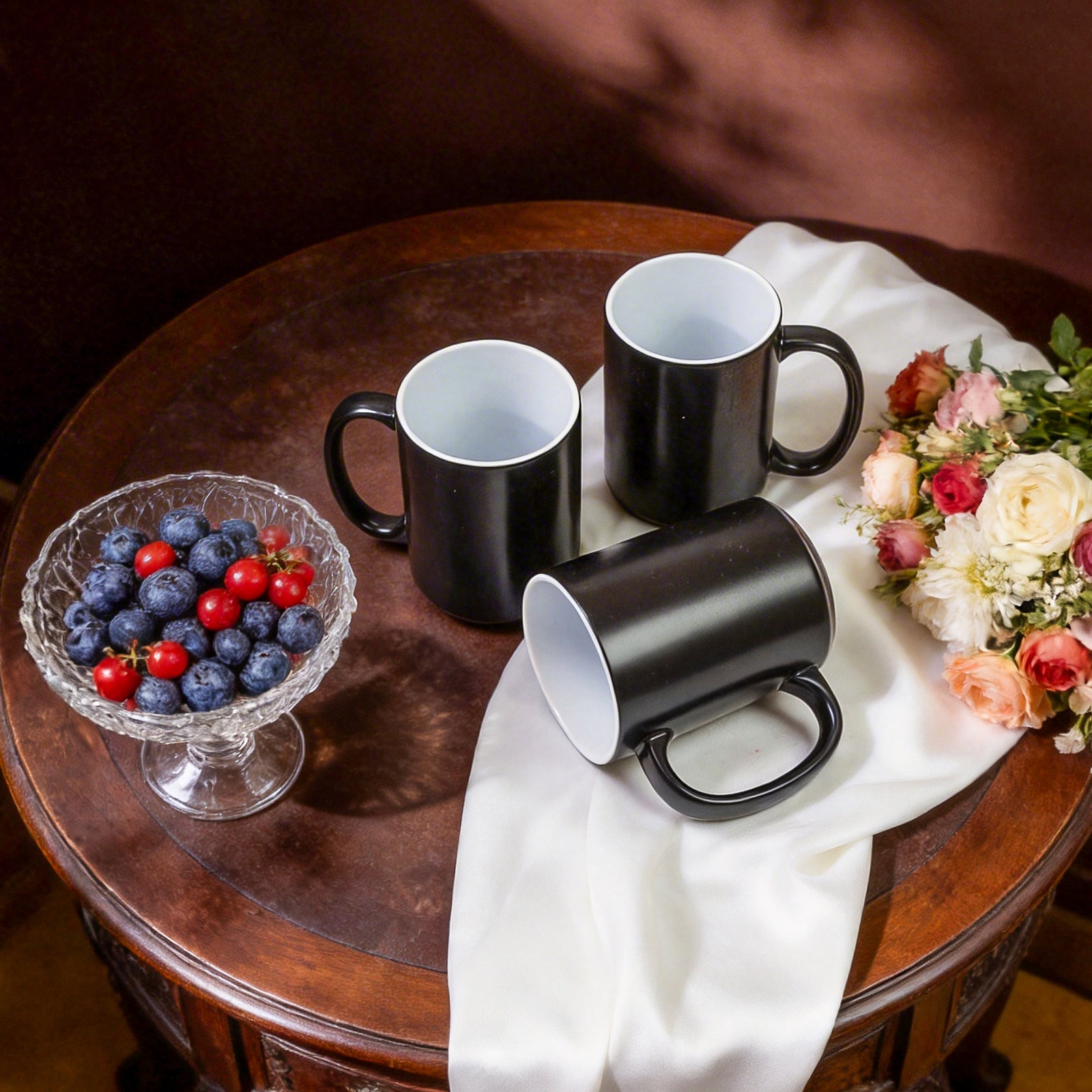 15oz Color-Changing Stoneware Sublimation Mug Blanks