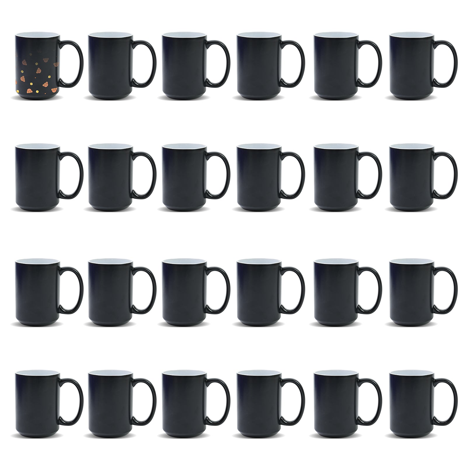 15oz Color-Changing Stoneware Sublimation Mug Blanks