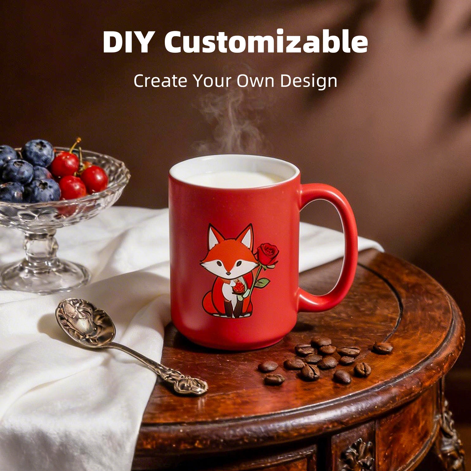 15oz Color-Changing Stoneware Sublimation Mug Blanks