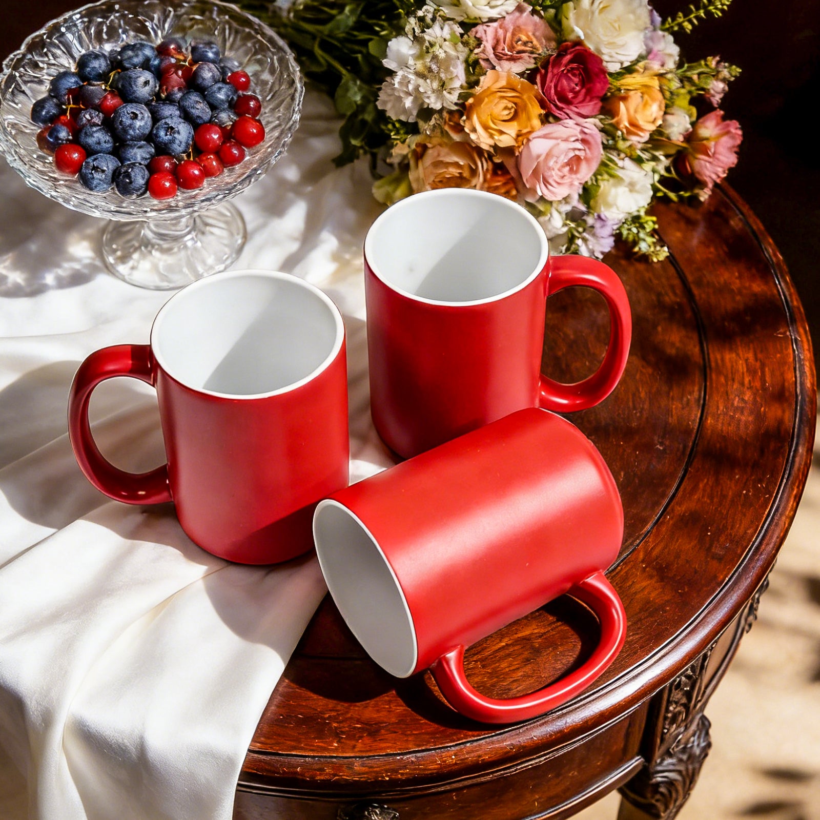 15oz Color-Changing Stoneware Sublimation Mug Blanks