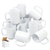 15oz Stoneware Sublimation Mug Blanks, in white gift box