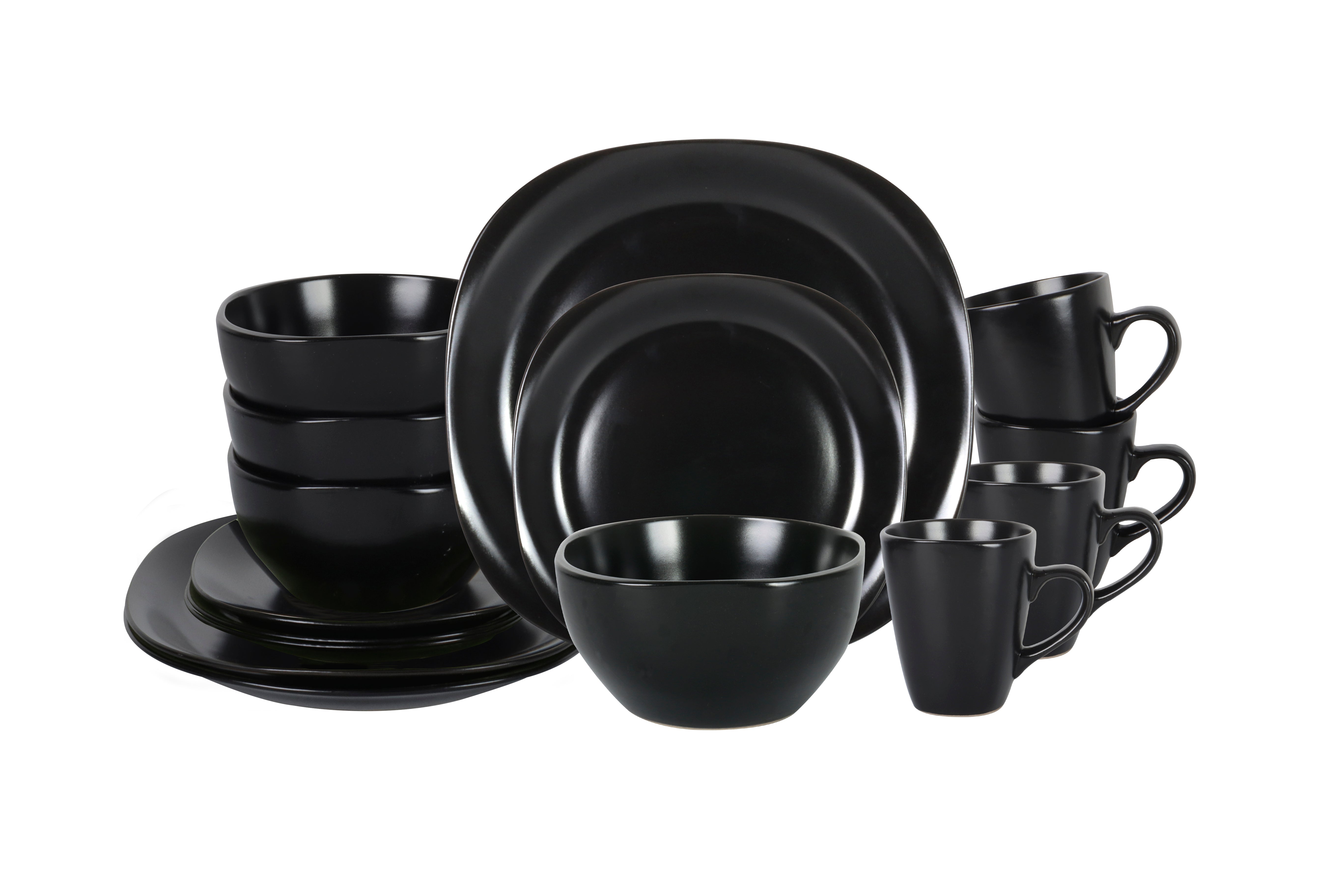 Stoneware Square Dinnerware Set