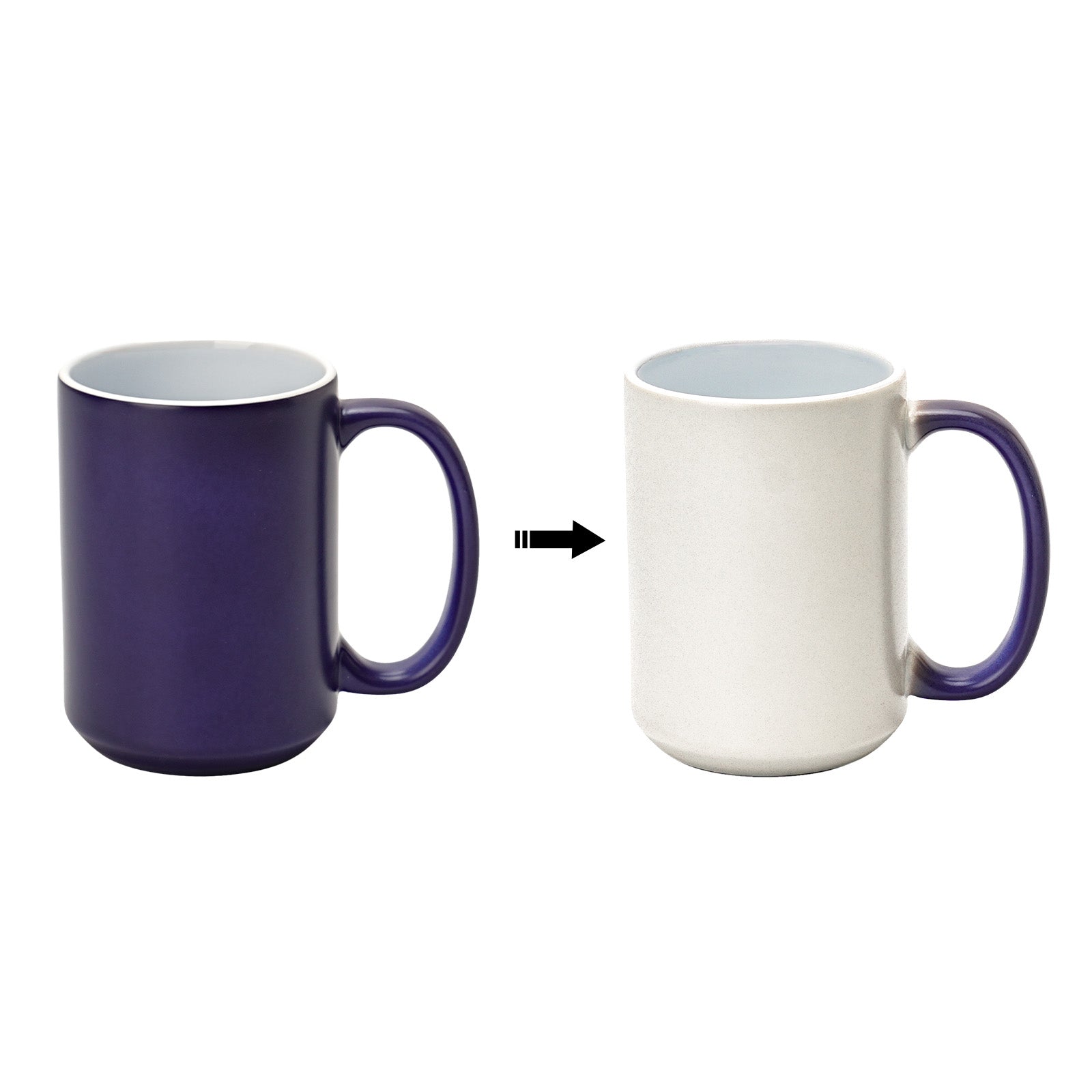 Color-Changing 15oz Stoneware Sulimation Mugs