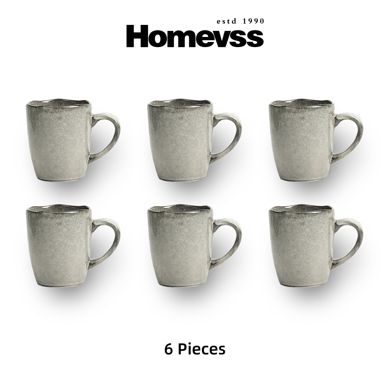 12oz Organic Shape Highland Coffee Mugs