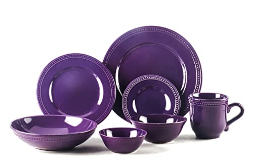 Pearl Dots Stoneware Dinnerware Set