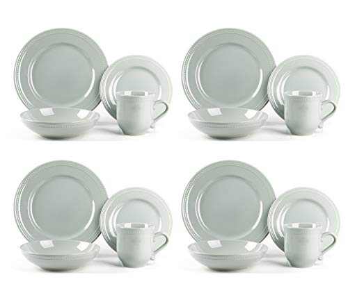 Pearl Dots Stoneware Dinnerware Set