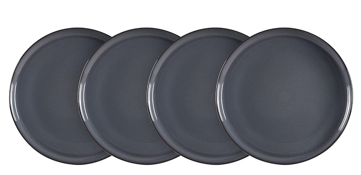 Nordic Shape Stoneware 20pc Dinnerware Set, Reactive Glaze