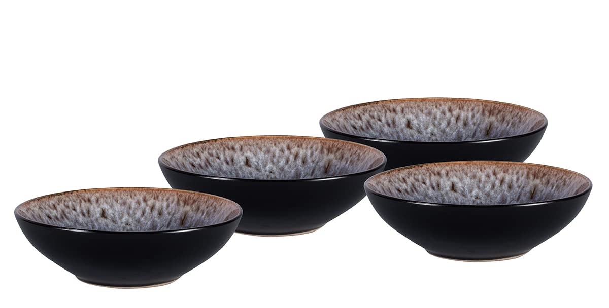 Stoneware Dinner Set Reactive Glaze