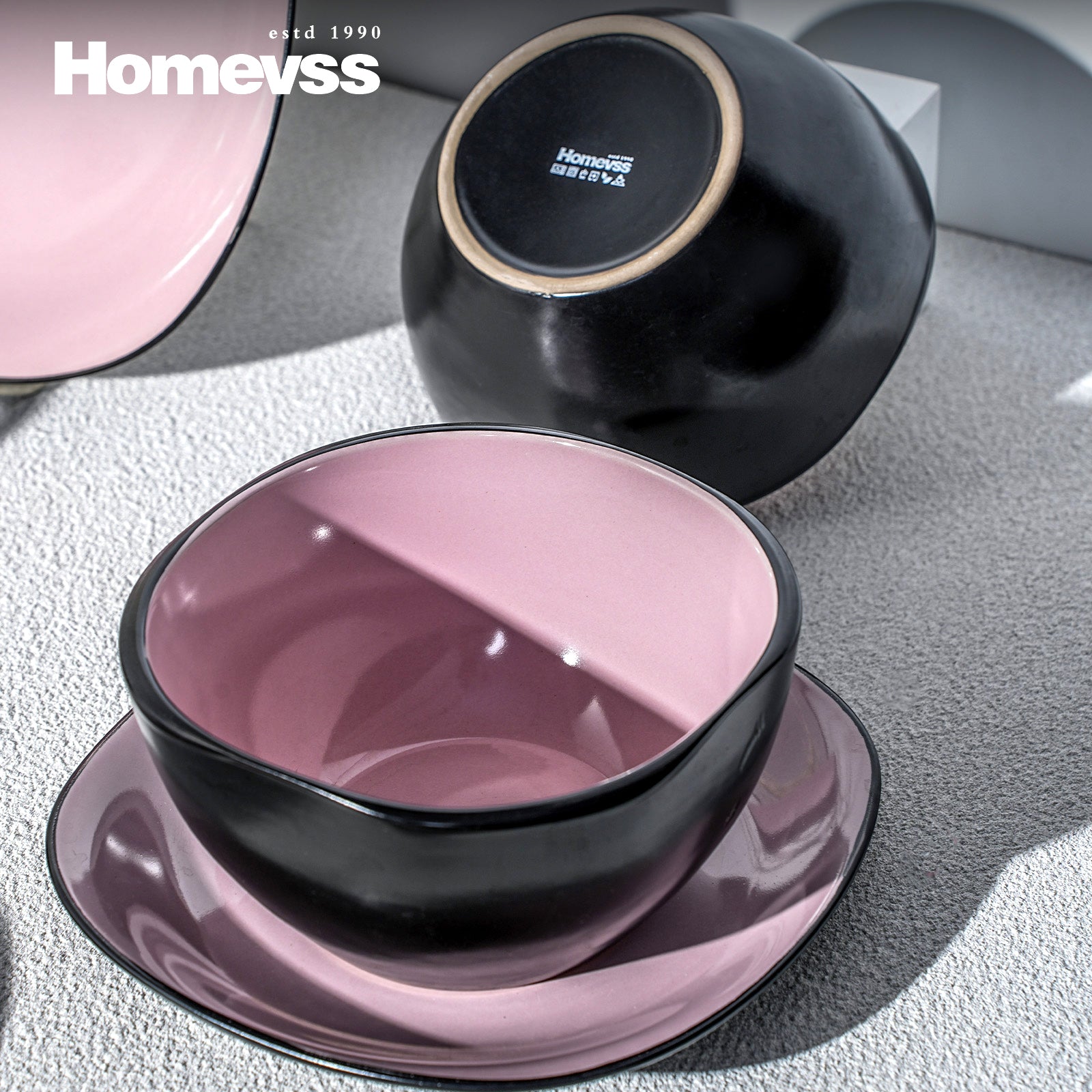 Stoneware Square Dinnerware Set