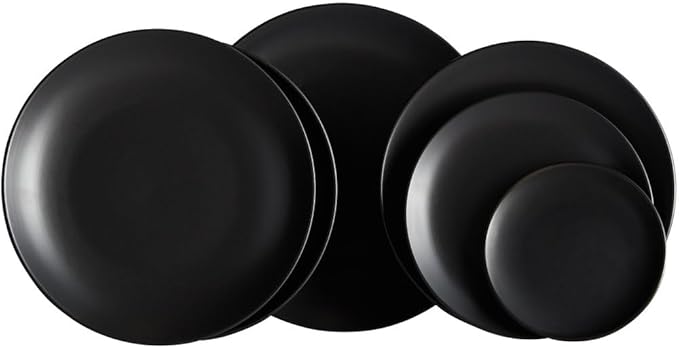 Commercial-Grade Stoneware Coupe Plates
