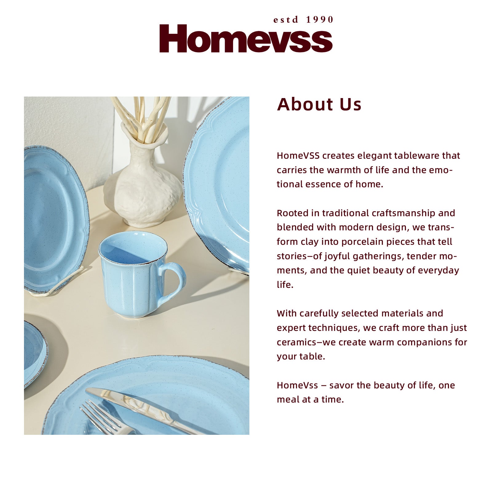 French Countryside Stoneware Dinnerware Set,HW