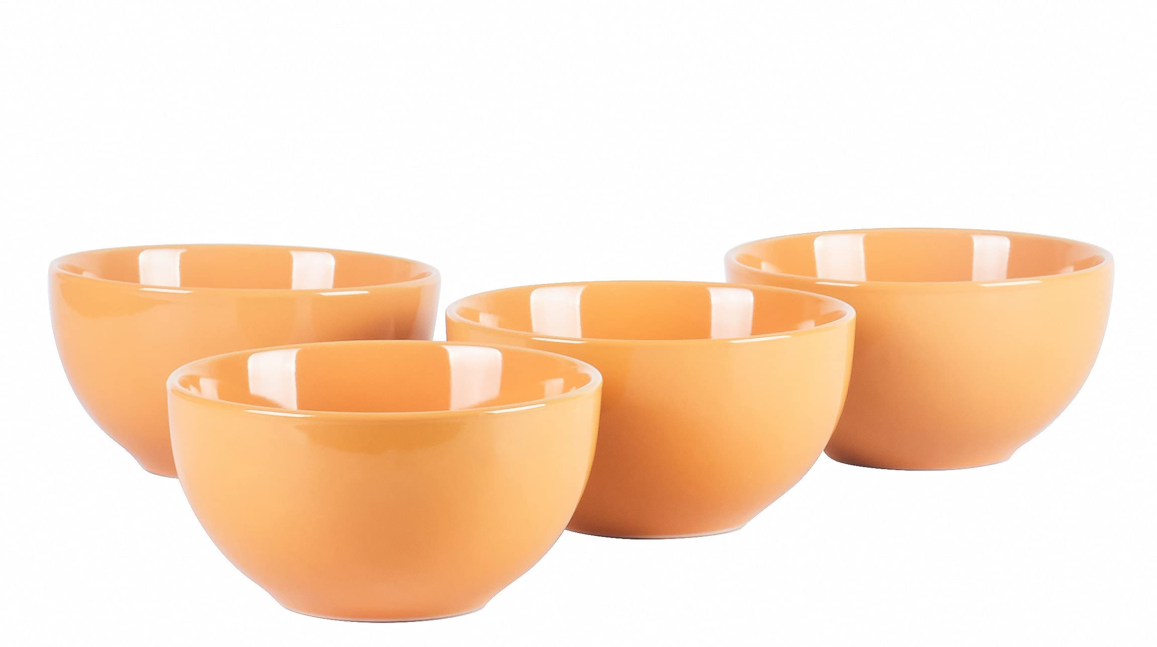 Color Wave Stoneware 16pc Dinnerware Set, Honey Comb