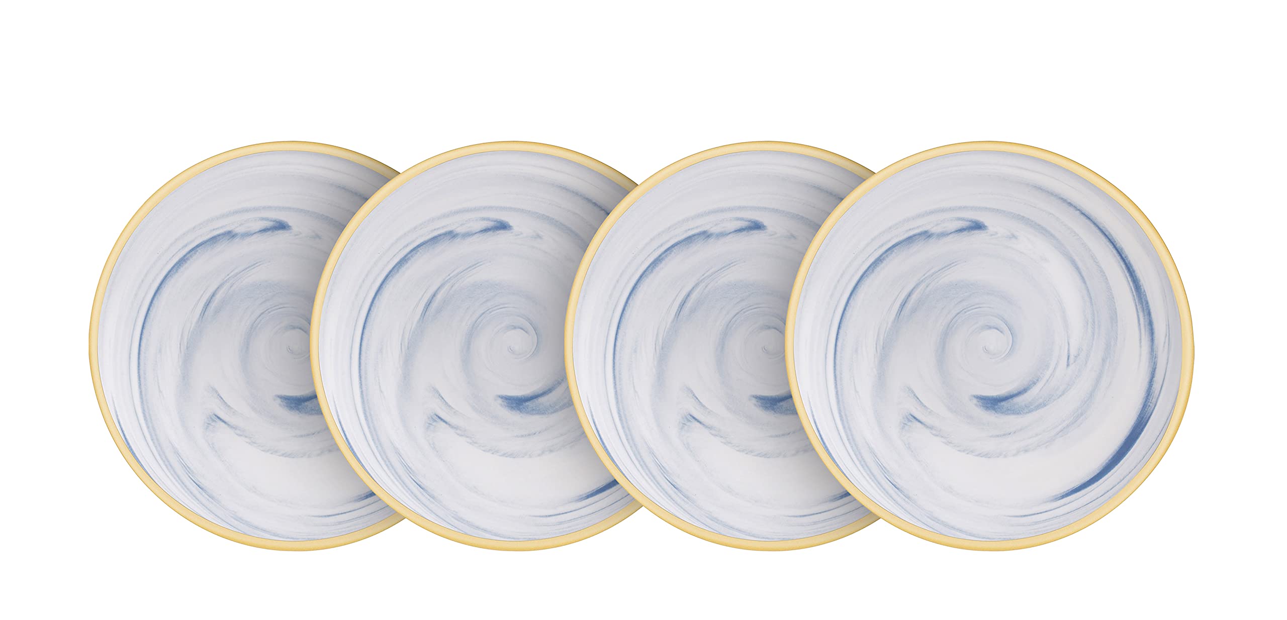 Fine China Artisan Marbled 20pc Dinner Set, varations with golden line