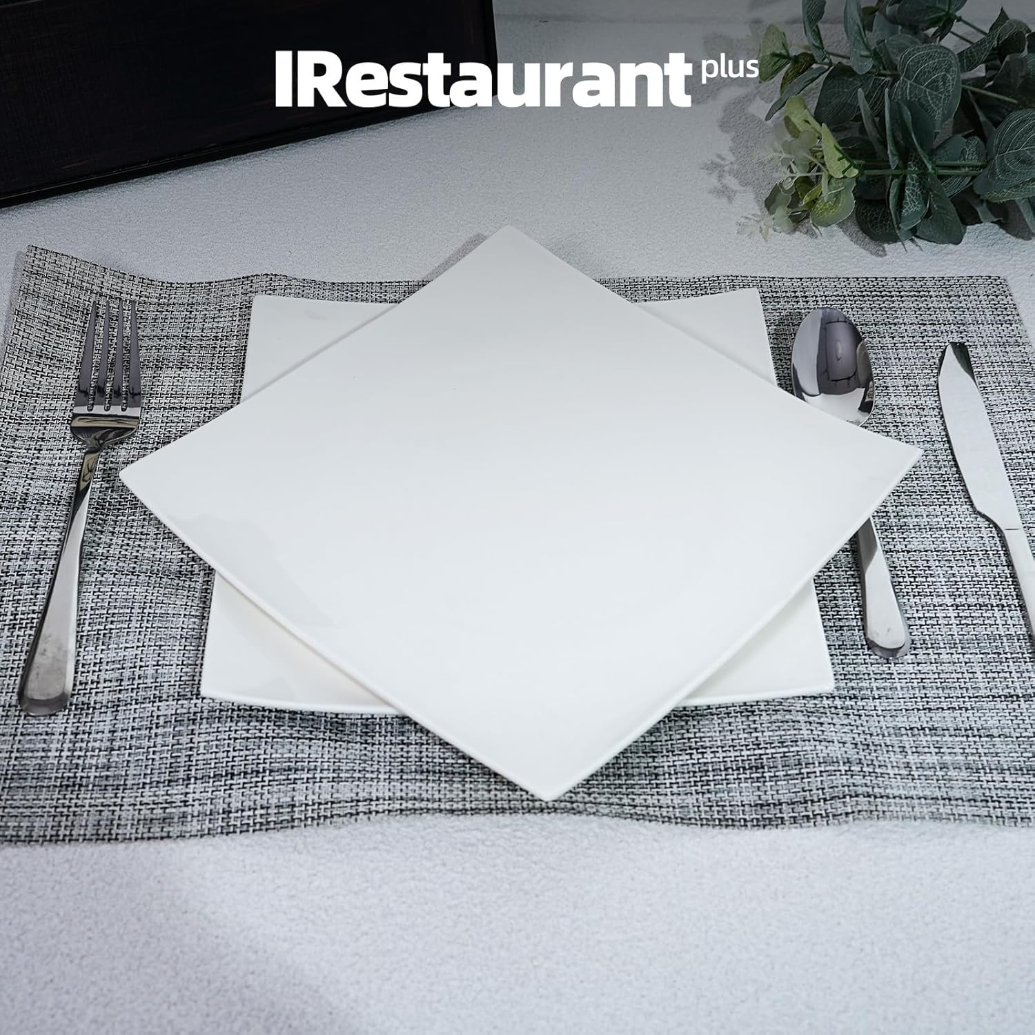 Elegance White Geometric Bone China Pieces (Select Item)