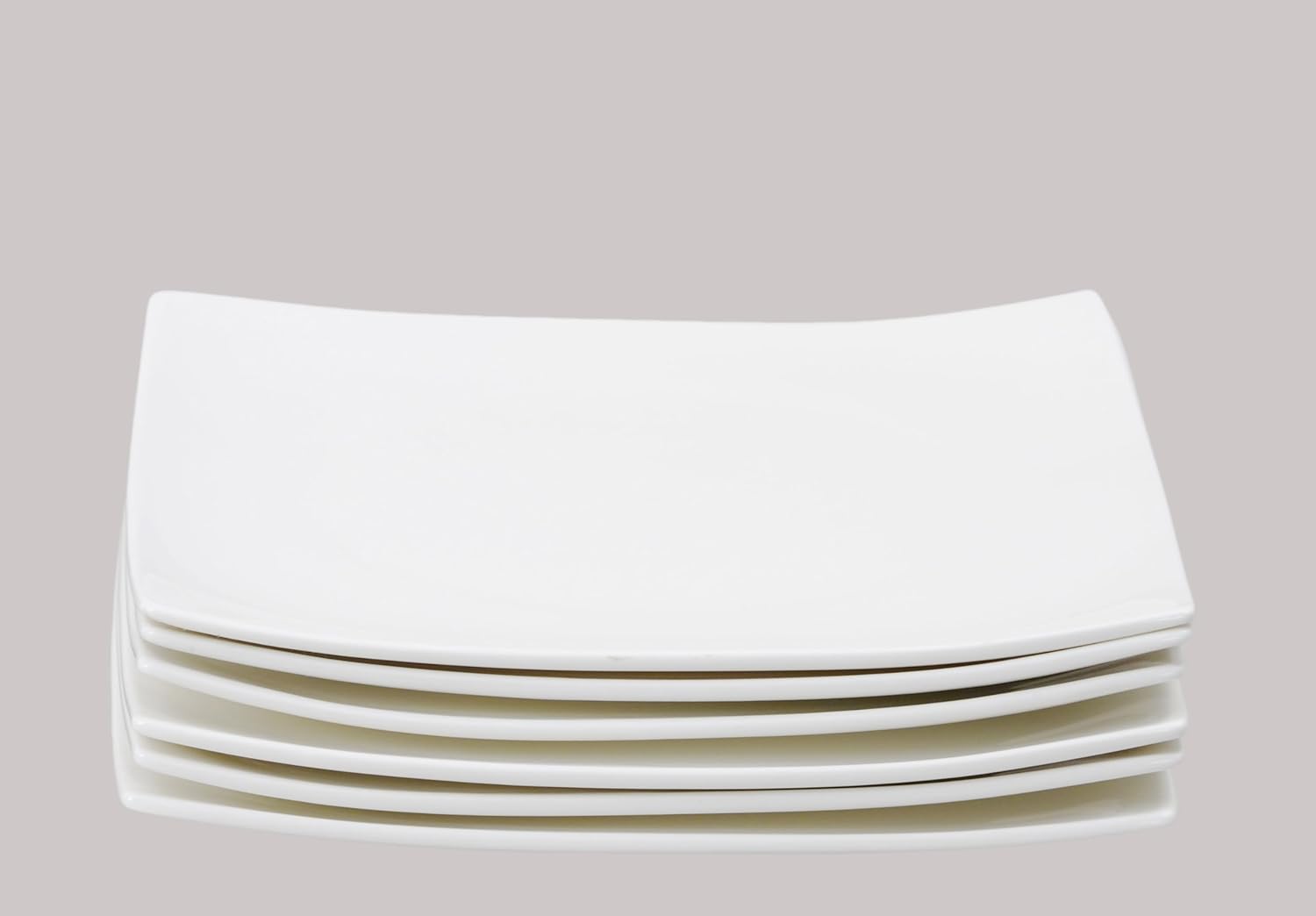 Elegance White Geometric Bone China Pieces (Select Item)