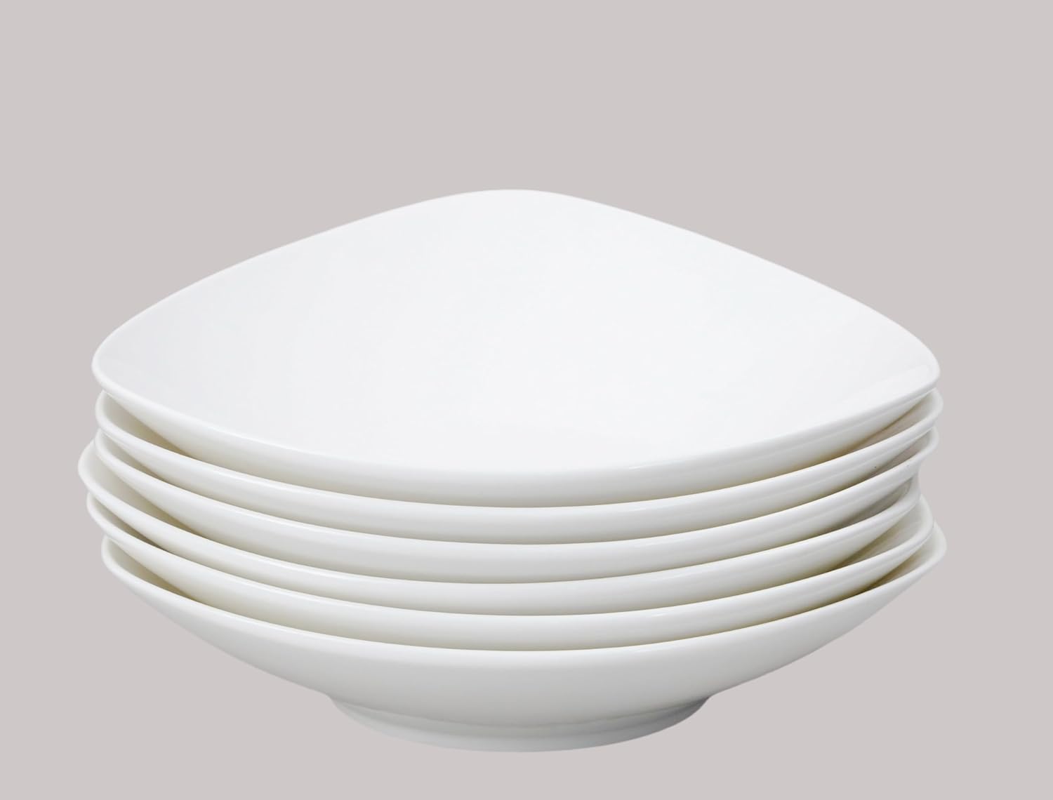 Elegance White Geometric Bone China Pieces (Select Item)