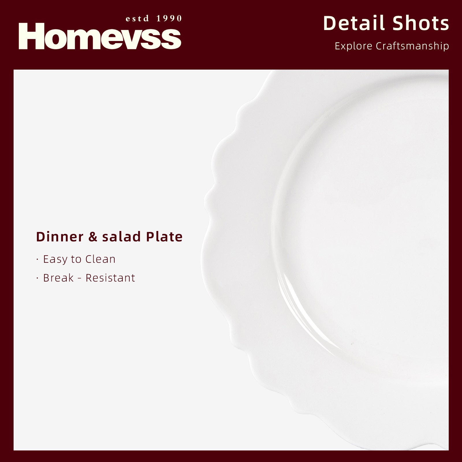 Bone China Embossed Winds Dinnerware Set