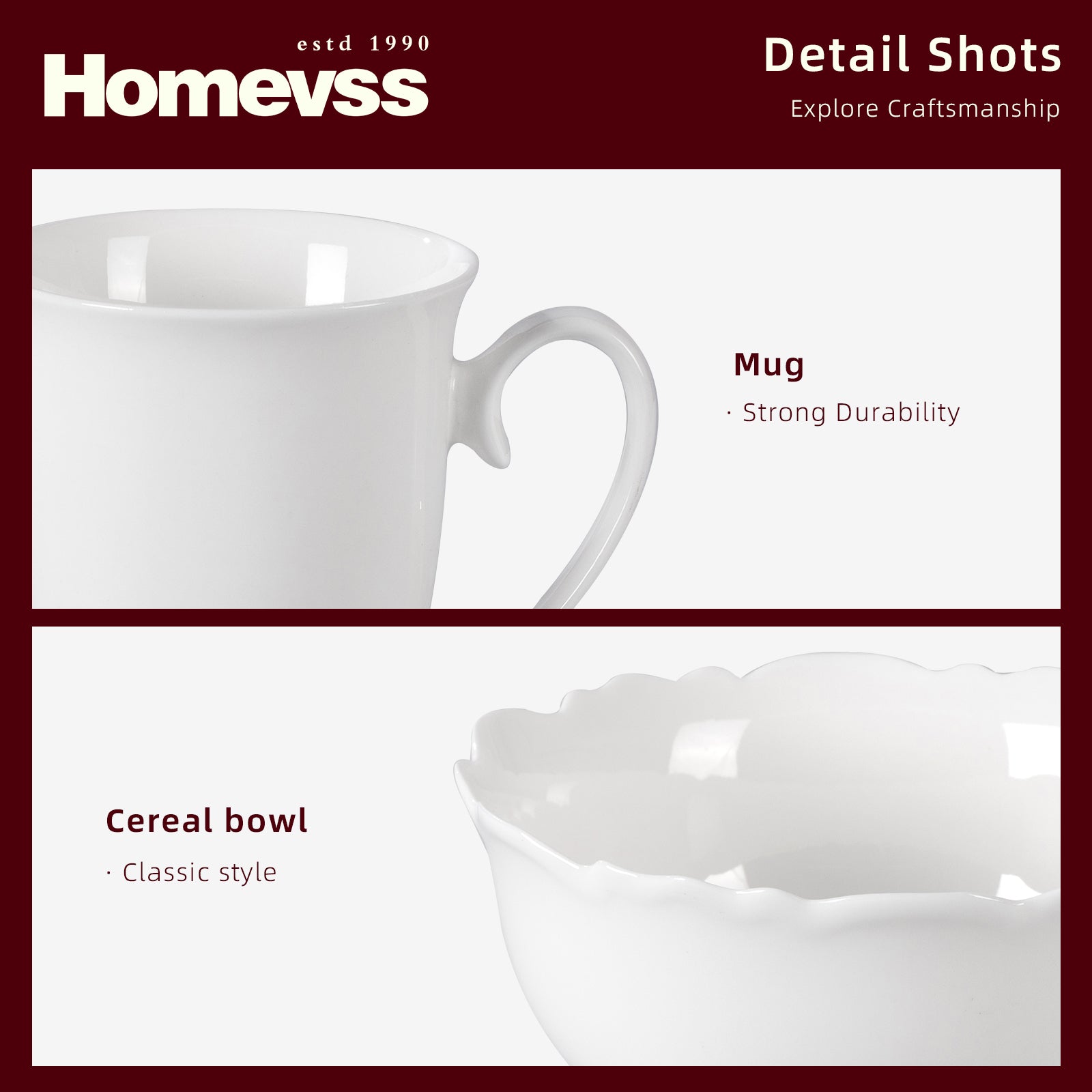 Bone China Embossed Winds Dinnerware Set