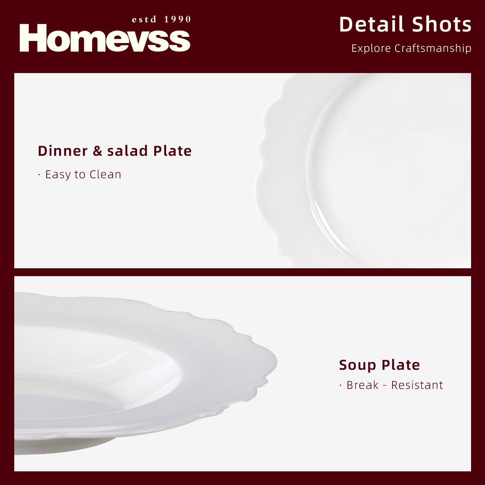 Bone China Embossed Winds Dinnerware Set