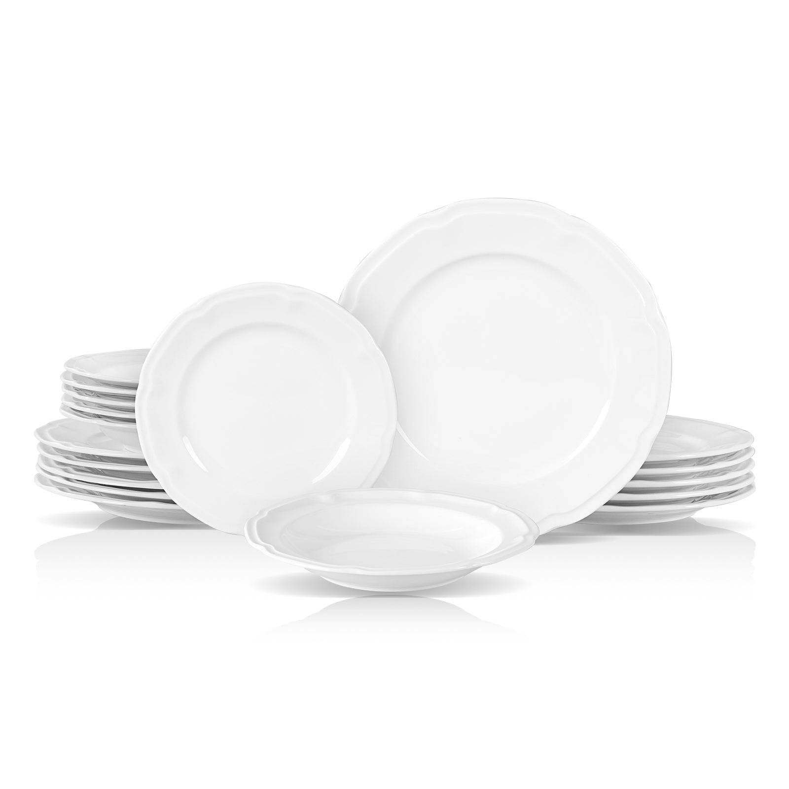 Bone China Embossed French Countryside Dinnerware Set