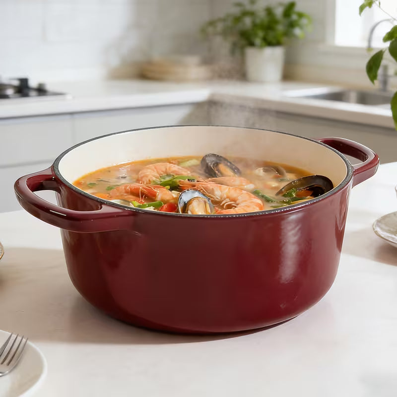 Enameled Cast Iron Pot