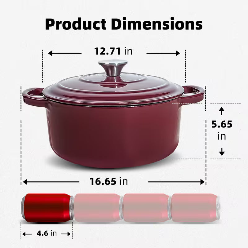 Enameled Cast Iron Pot