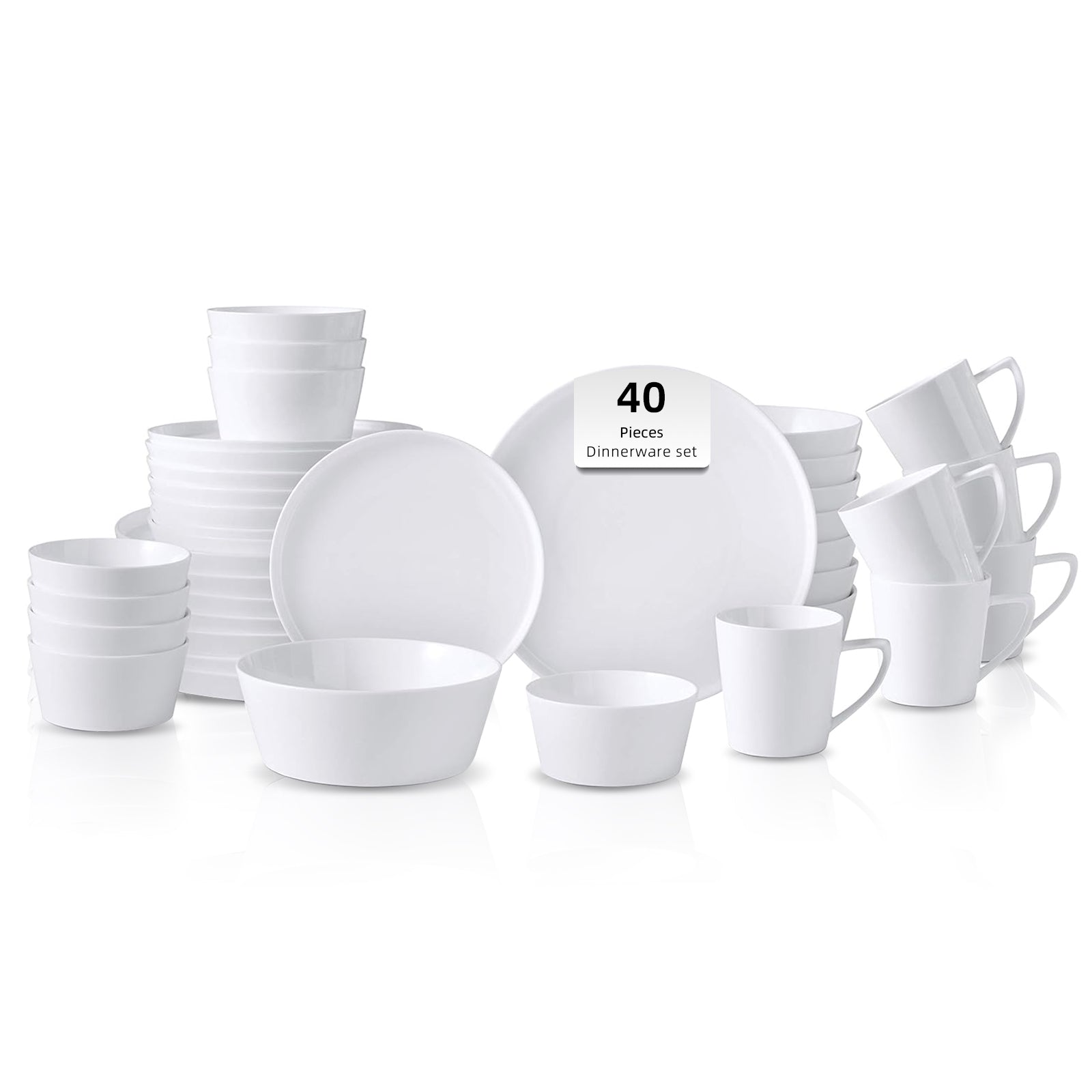 Bone China Nordic Cone Shape  Dinnerware Set