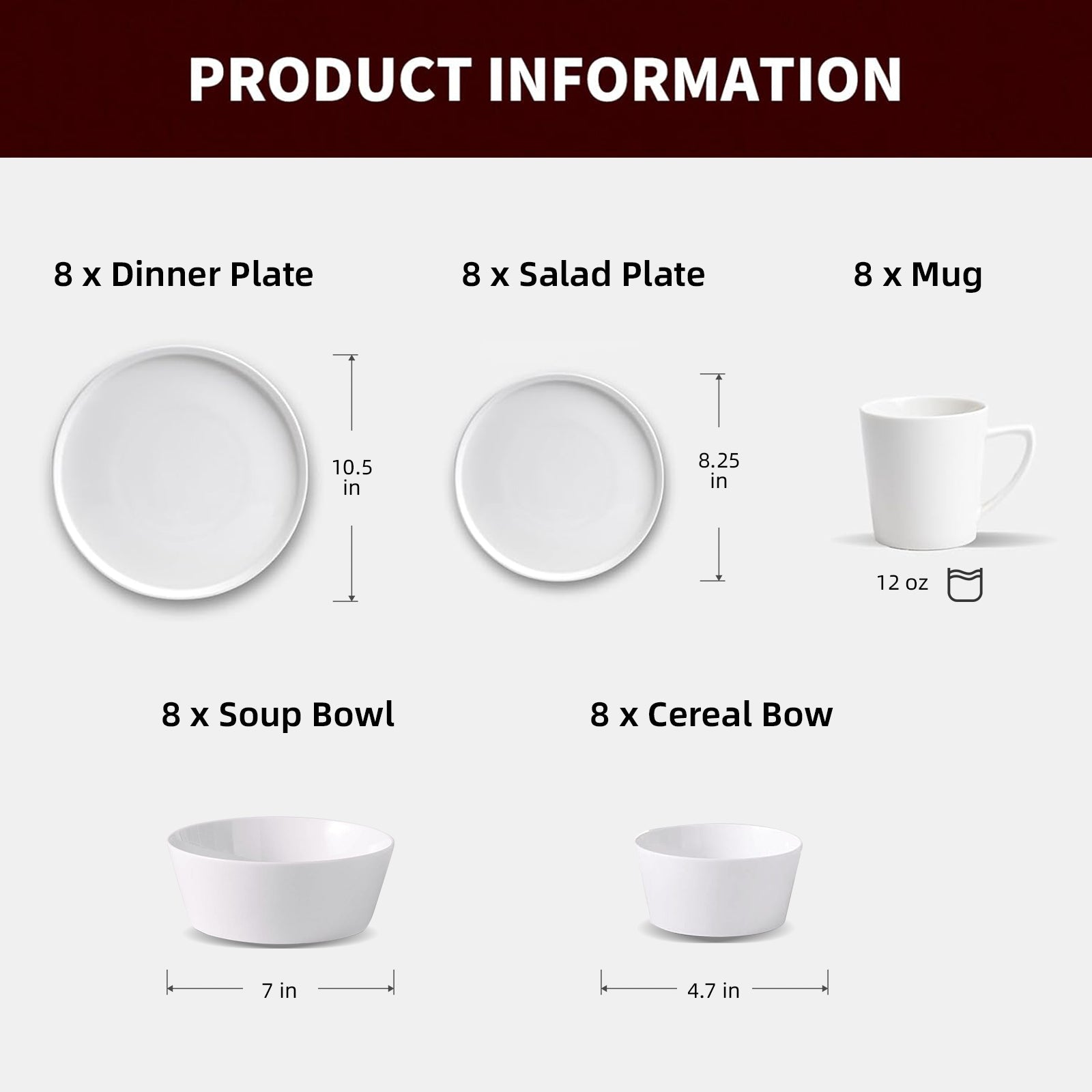Bone China Nordic Cone Shape  Dinnerware Set