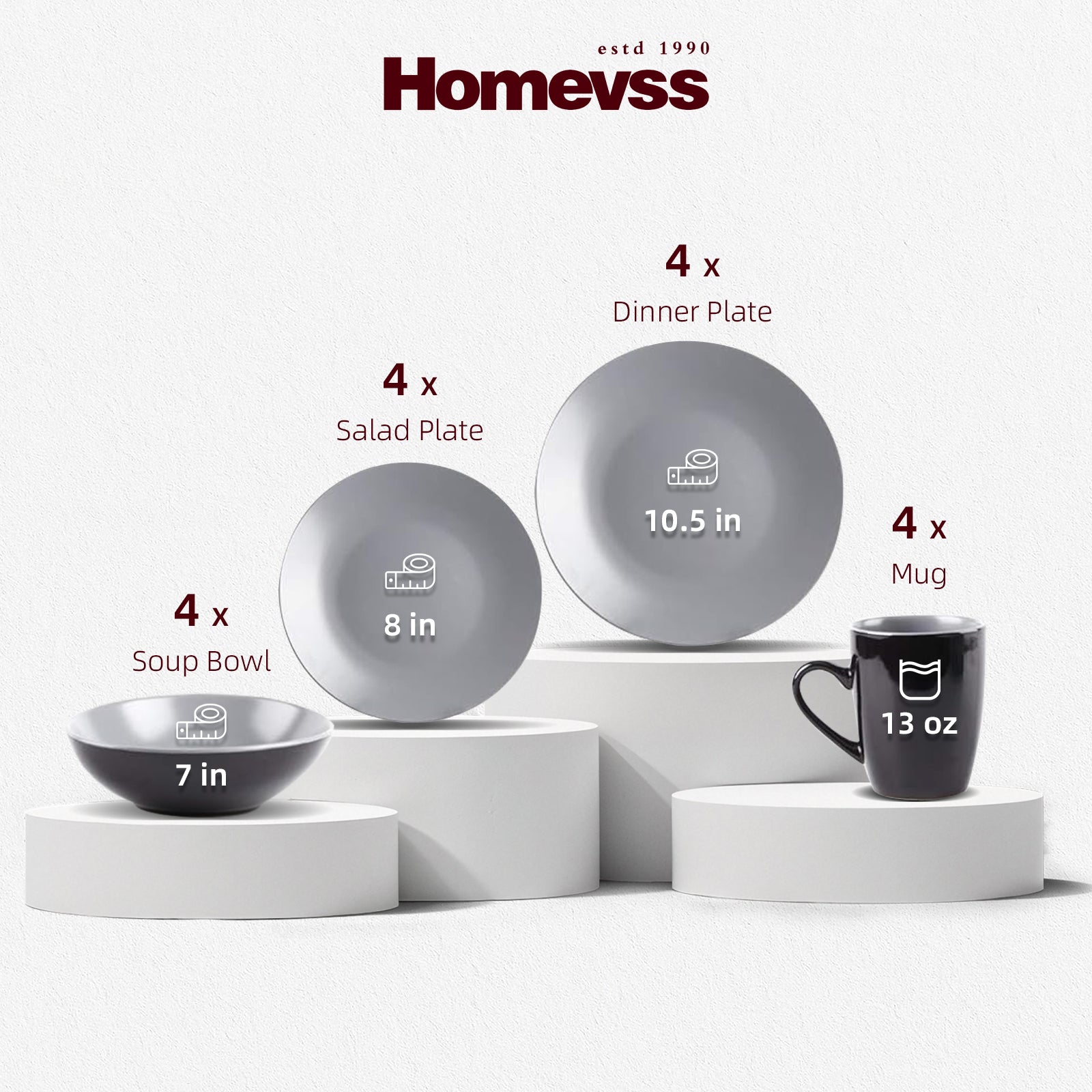 Colors Life Stoneware Dinnerware Set,HW