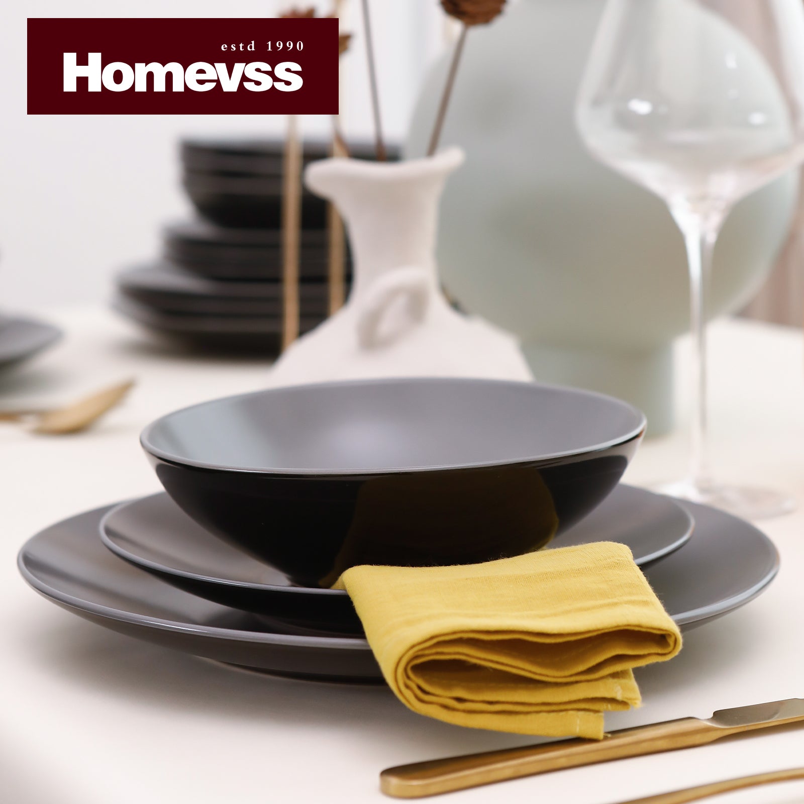 Colors Life Stoneware Dinnerware Set,HW