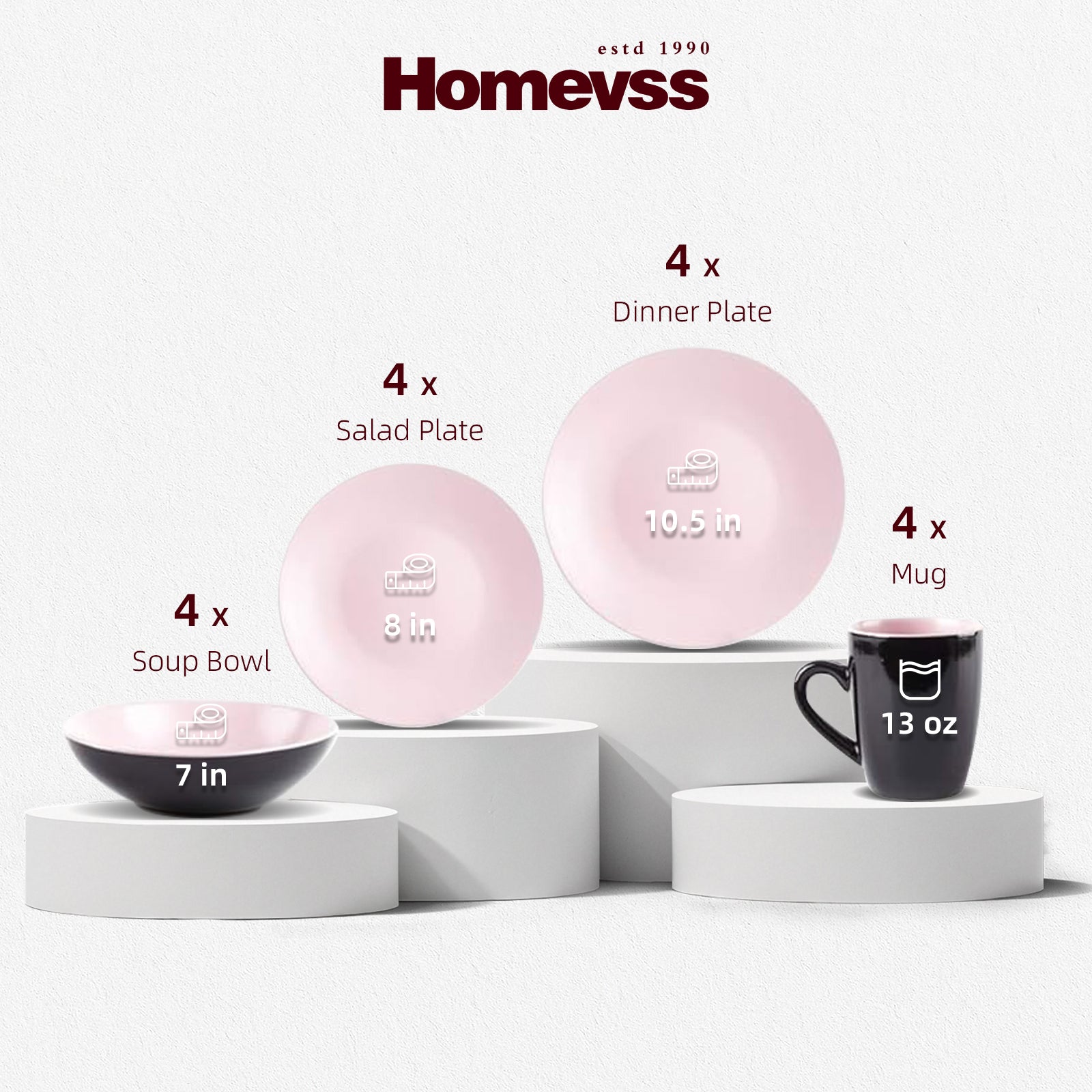 Colors Life Stoneware Dinnerware Set,HW