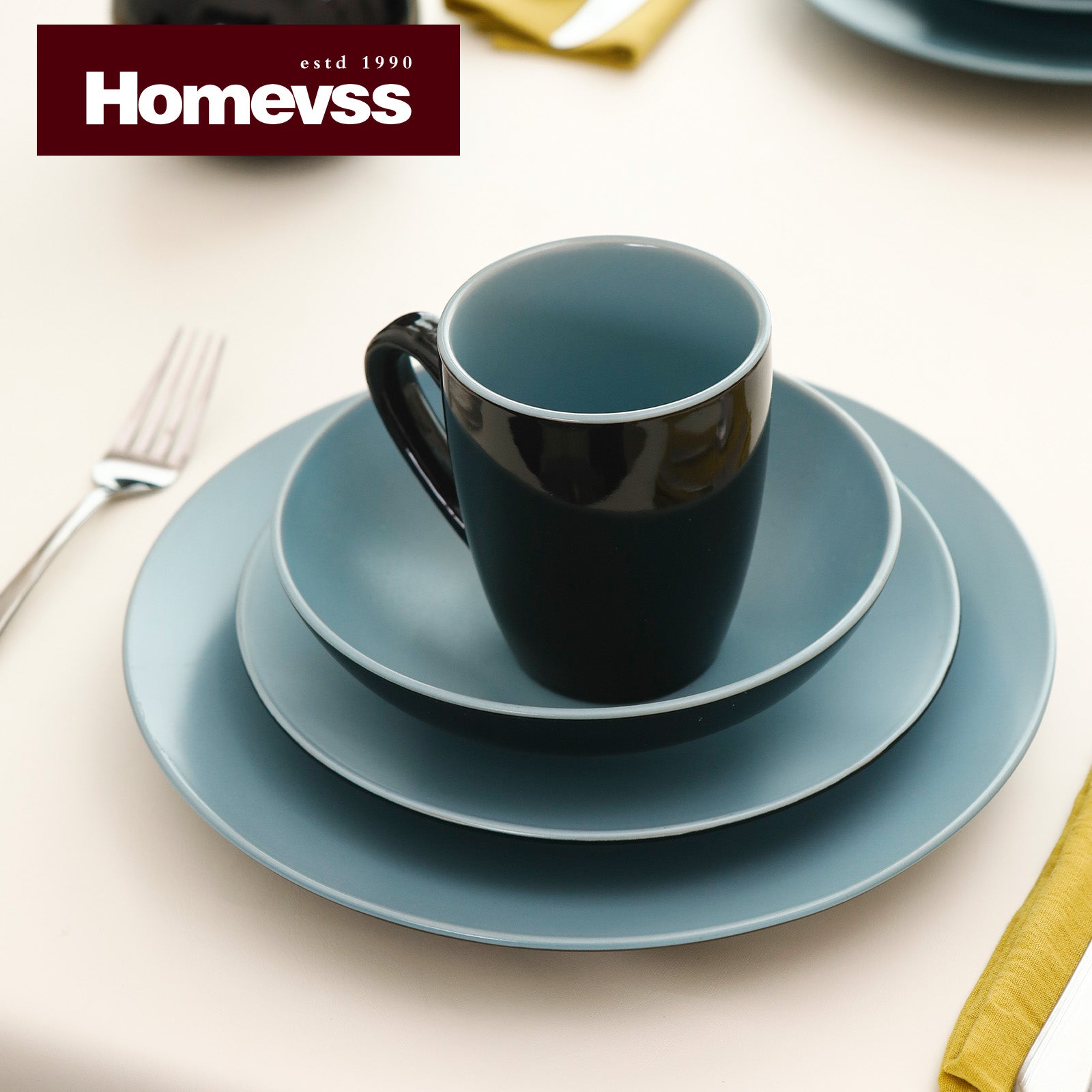 Colors Life Stoneware Dinnerware Set,HW