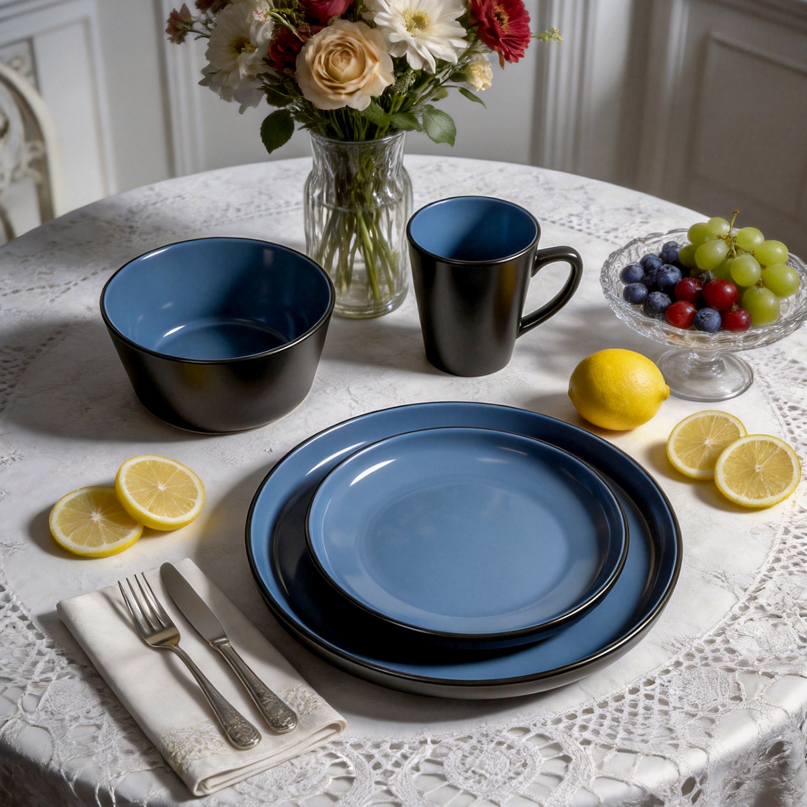 ColorCore Stoneware Dinnerware Set