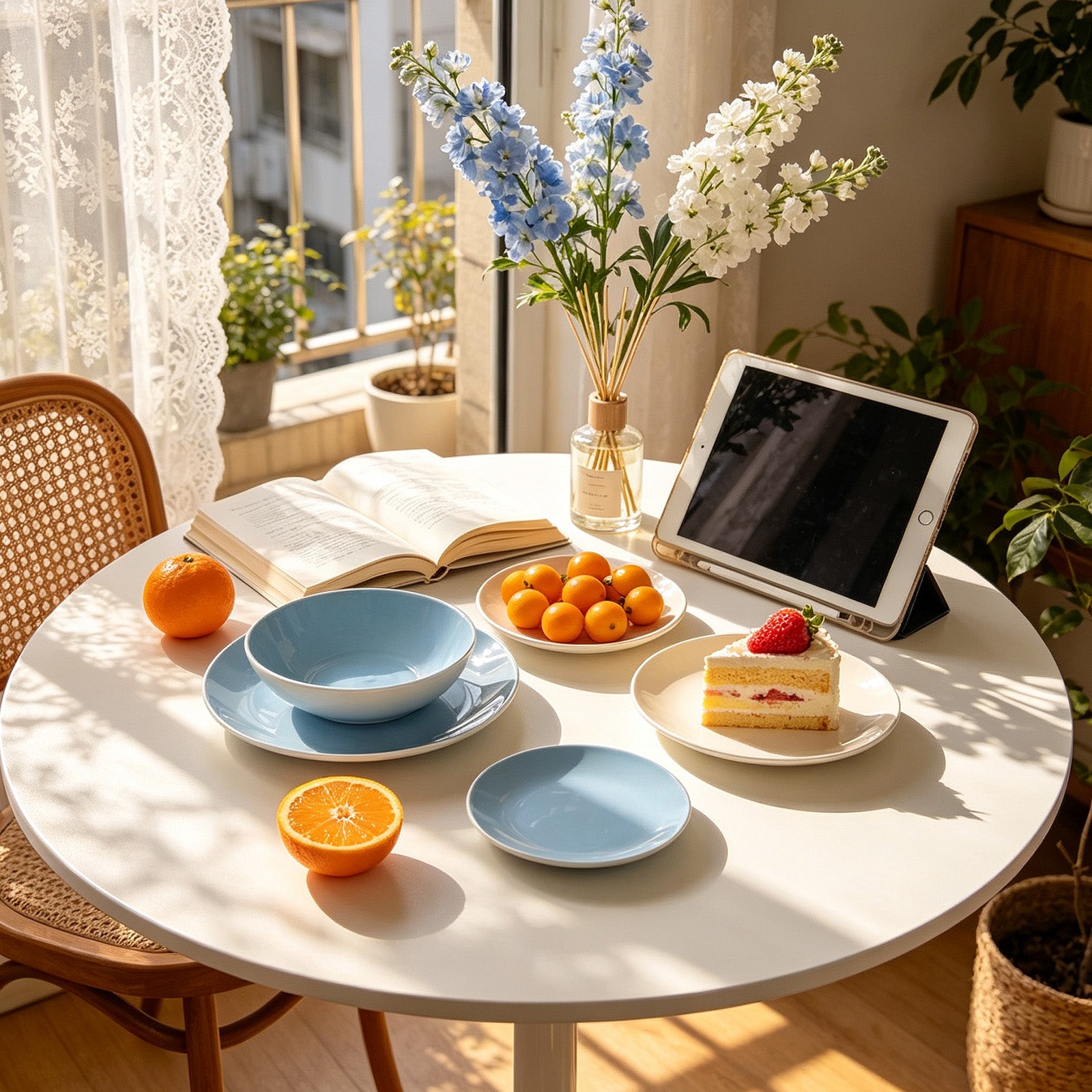 Stoneware Coupe Shape Dinnerware Set