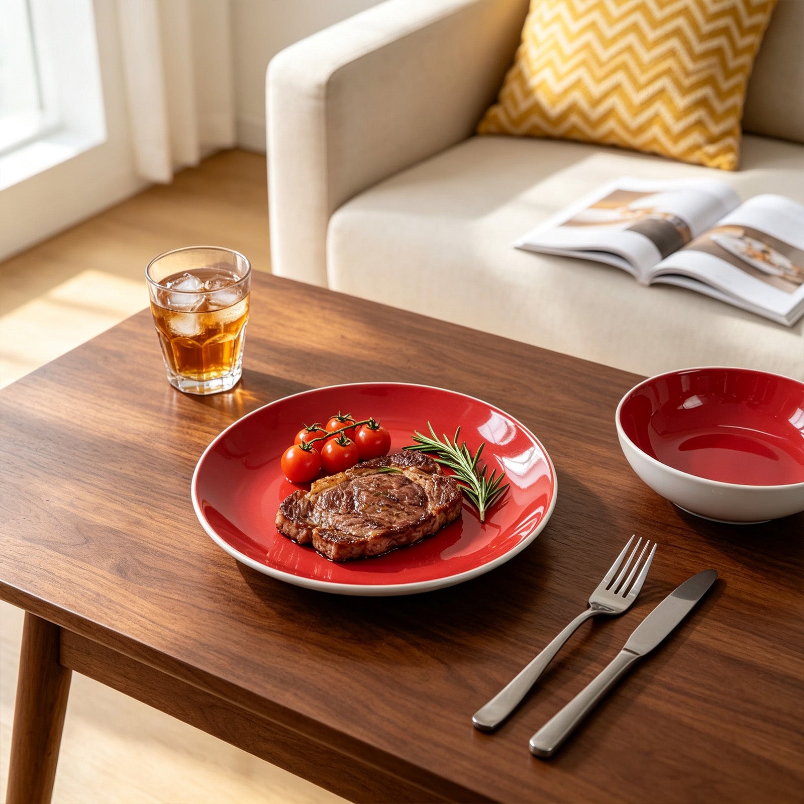 Stoneware Coupe Shape Dinnerware Set
