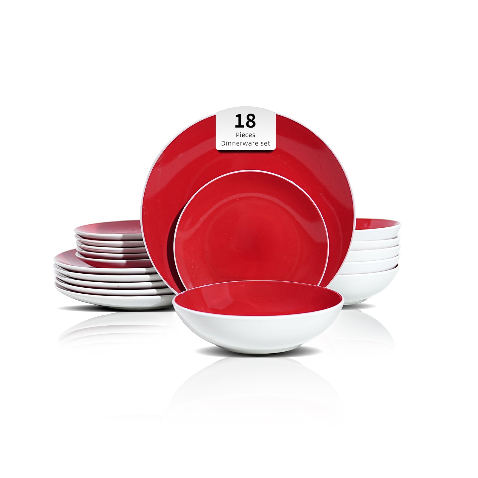 Stoneware Coupe Shape Dinnerware Set