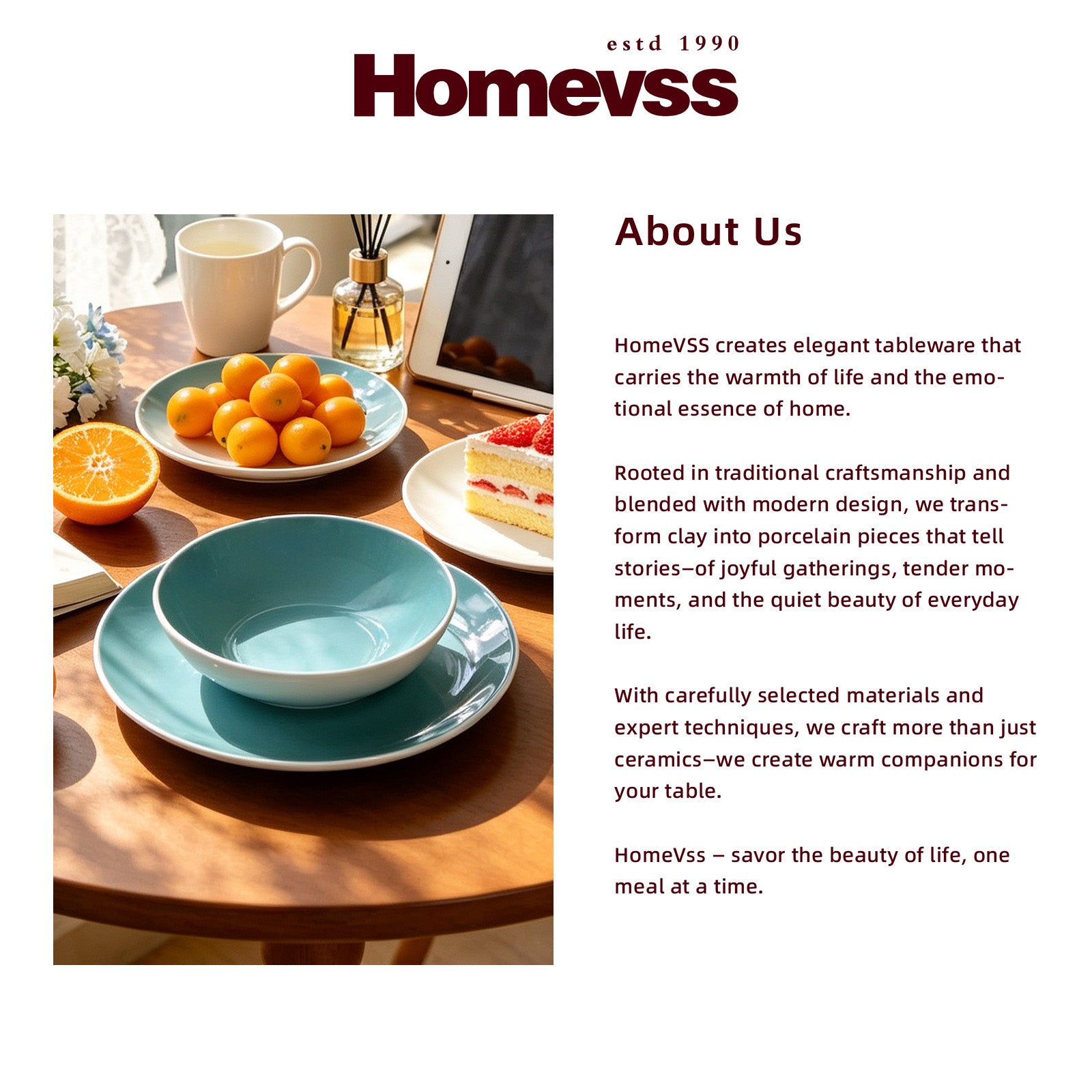 Stoneware Coupe Shape Dinnerware Set
