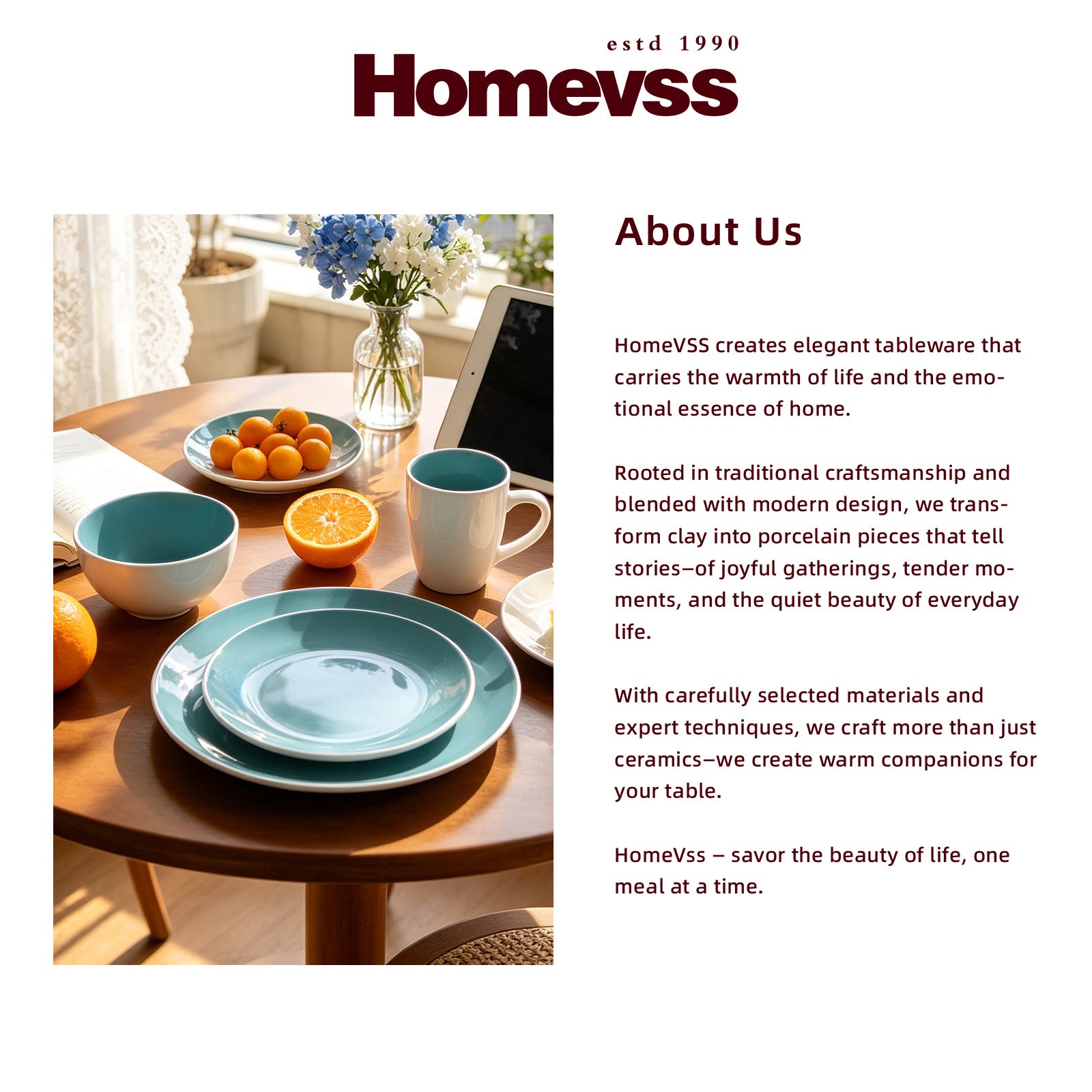 Stoneware Coupe Shape Dinnerware Set